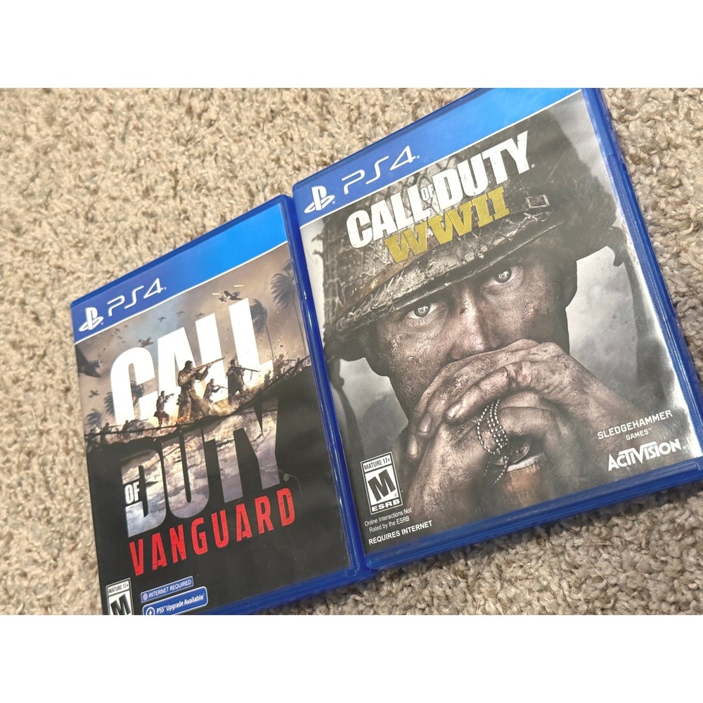 LOT PS4 GAMES Call of Duty WWII & Vanguard Activision Sledgehammer Games